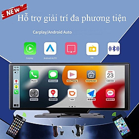 Mua Màn Hình Ô Tô Android 4K hỗ trợ Carplay Tiếng Việt chỉ đường tích hợp Camera hành trình trước sau 1080p  ️ FREESHIP ️