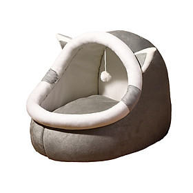 Cat Bed Cave Kennel Sleeping Semi Enclosed Pet Cat Nest for Puppy Dog Kitten