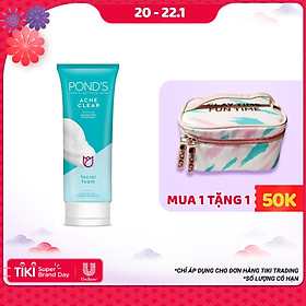 Sữa Rửa Mặt Ngừa Mụn Pond's Acne Clear (100g)