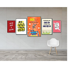 Mua TRANH TREO TƯỜNG TẠO ĐỘNG LỰC BỘ 5 TẤM  NHIỀU KT KHÁC NHAU TẠO CẢM HỨNG  TINH THẦN LÀM VIỆC   TREO VĂN PHÒNG CÔNG TY  TẠO ĐỘNG LỰC LÀM VIỆC  TRANH GỖ PVP-DL051