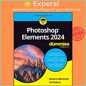 Sách - Photoshop Elements 2024 For Dummies by Ted Padova (UK edition, paperback)