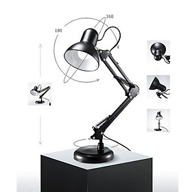 Mua ĐÈN BÀN  ĐÈN ĐỌC SÁCH  ĐÈN HỌC ĐA NĂNG XOAY 360 ĐỘ THIẾT KẾ ĐẸP SANG TRỌNG TRANG TRÍ KHÔNG GIAN NỘI THẤT  VỪA CÓ CHÂN ĐẾ ĐẶT BÀN  VỪA CÓ ĐẾ KẸP CẠNH BÀN SIÊU GỌN GÀNG