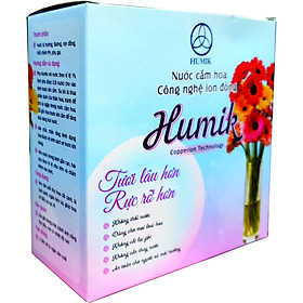 NƯỚC CẮM HOA HUMIK CÔNG NGHỆ ION ĐÒNG HỘP 20 GÓI 10ML