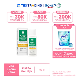 Kem chống nắng cho da dầu mụn Acnes Blemish Control Sunscreen 50g