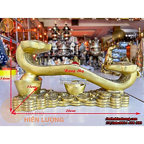 Mua Gậy Như Ý Ngọc Đỏ Đế Quan Tiền Bằng Đồng - Vật Phẩm Phong Thủy May Mắn