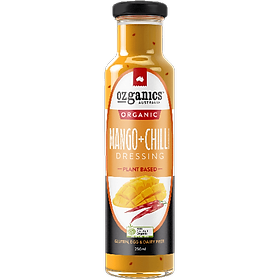 Sốt Salad Hữu Cơ Xoài Ớt Ozganics - Mango & Chilli Dressing Chai 250ml