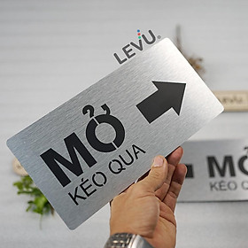 Mua Bảng decor cửa pull push kéo vào đẩy ra bằng hợp kim nhôm aluminium LEVU ALUBTP