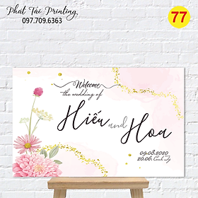 Mua Bảng Welcome trang trí đám cưới MS 77