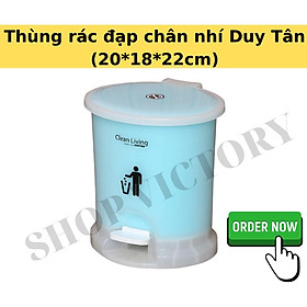 Mua Thùng rác Đạp Chân Nhựa Duy Tân hình Oval nhí