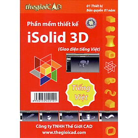 Phần mềm thiết kế iSolid 3D phiên bản tiêu chuẩn 1.0.7.0 - Giao diện tiếng Việt (CD/04/2021) - Hàng Chính hãng - Bản quyền 01 năm
