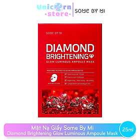 Mặt nạ giấy Some By mi Diamond Brightening  Glow Luminous Ampoule Mask