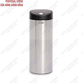 Mua Thùng rác tròn inox nhấn 15L _MNRTL1-901_Quốc Tế Minh Ngọc