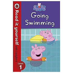 Sách Peppa Pig: Going Swimming – Read It Yourself with Ladybird Level 1