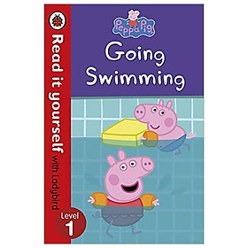 Ảnh bìa Peppa Pig: Going Swimming – Read It Yourself with Ladybird Level 1
