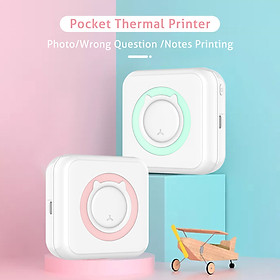 Máy in nhiệt không dây bỏ túi mini BT độ phân giải 200dpi có thể in nhãn/ảnh/câu hỏi/bản ghi nhớ (Tặng kèm 1 cuộn giấy)