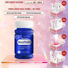 Viên Uống Hoa Thiên Hộp 30 Viên Giúp Đẹp Da Cân Bằng Nội Tiết Tố Cải Thiện Sinh Lý Nữ