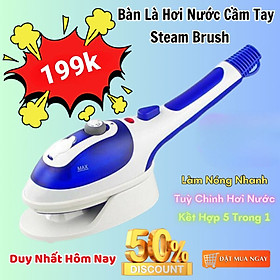 Mua Bàn Là Hơi Nước Cầm Tay Gấp Gọn Thế Hệ Mới 2in1 Có Chế Độ Là Khô Là Hơi Làm Nóng Nhanh Ủi Phẳng Mọi Loại Vải - Hàng chính hãng