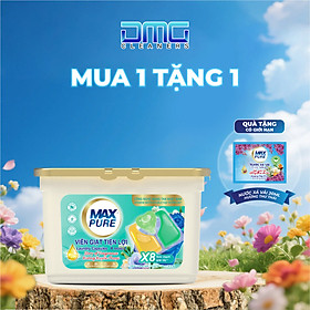 MUA 1 TẶNG 1: Hộp Viên Giặt Huyền Thoại 4in1 TẶNG 1 Dây Nước Xả Vải Hương Thư Thái Làm Mềm Vải, Lưu Hương 7 Ngày