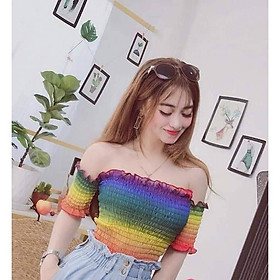 Áo Croptop Trễ Vai Nhiều Màu CT01