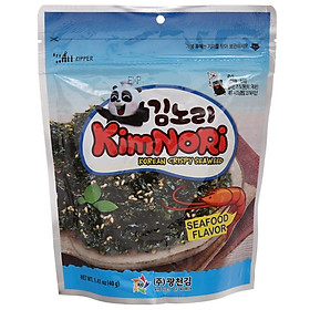 Combo 3 gói Rong biển ăn liền Kimnori vị hải sản 40gr