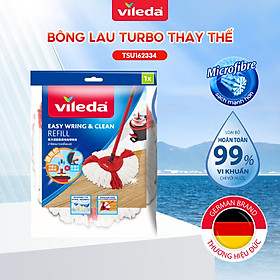 Bông lau thay thế cây lau nhà VILEDA Turbo Easy Wring&Clean