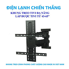 Mua Giá treo tivi xoay đa năng từ 43 đến 65 inch  - Xoay mọi góc độ  Hàng việt nam Cảnh Phong Hàng chính hãng