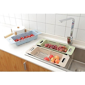 Mua Khay  Rổ gác bồn rửa bát thông minh gấp gọn  có thể điều chỉnh kích thước gài bồn rửa chén siêu tiện dụn