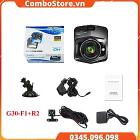 Camera hành trình ô tô xe hơi G30 Full HD 1080P tích hợp camera lùi và cảm biến