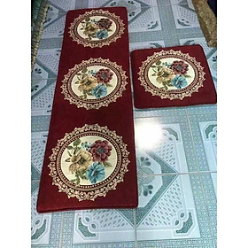 Mua Thảm trải ghế sofa   đệm ghế nhung mịn   thảm trải trên ghế gỗ giá rẻ (ẢNH THẬT