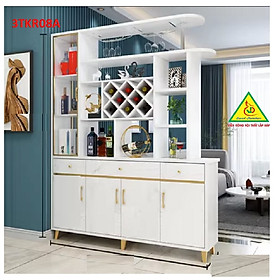 Mua Vách ngăn kiêm tủ rượu trang trí phòng khách 3TKR08 - Nội thất lắp ráp Viễn Đông ADV