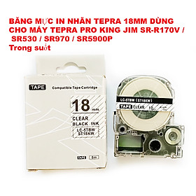 Mua BĂNG MỰC- BĂNG NHÃN IN TAPE 18MM-DÙNG CHO SR-R170V / SR530 / SR970 / SR5900P- HÀNG NHẬP KHẨU