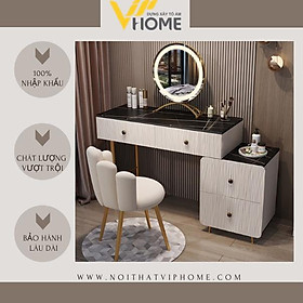 Mua Bàn trang điểm  bàn phấn kèm gương tích hợp đèn LED kèm nút cảm ứng thông minh và ngăn kéo để đồ tện lợi BTD-00152