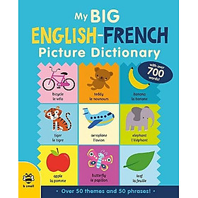 Sách học từ vựng song ngữ Anh-Pháp cho bé tiếng Anh: Big Picture Dictionaries: My Big English-French Picture Dictionary - Từ An