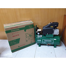 Mua MÁY NÉN KHÍ CÓ DẦU 3.5HP 35L NAKAWA NK-4735 (PISTON 47 NẠP HƠI NHANH)- HÀNG CHÍNH HÃNG