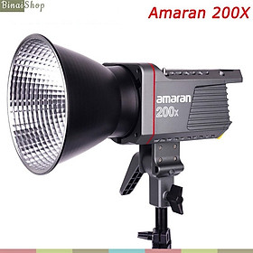 Aputure amaran 100d 200d 100x 200x - đèn led studio nhiệt độ màu 2700-6500k, bluetooth, điều khiển qua app- hàng chính hãng