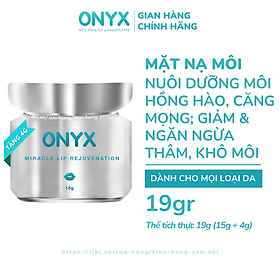 Tinh Chất Dưỡng Hồng Và Làm Đầy Rãnh Môi ONYX Miracle Lip Rejuvenation ONYX Cosmetics Bảo Thy 19gr