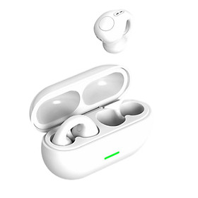 Air Conduction Headphones Earbuds HiFi Stereo Noise Cancelling with Charging Case Earpiece Sport Earphones for Games Driving Sports