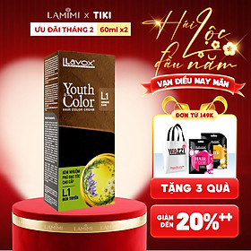 Nhuộm Phủ Bạc Cao Cấp Lavox 60ml x 2 - L5 - Nâu Mocha