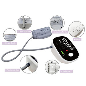 Automatic Digital LCD Blood Pressure Monitor Gauge Meter BP Cuff Gauge