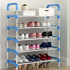 Kệ giày dép 5 tầng inox cao cấp K88(Giao màu ngẫu nhiên)