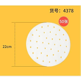 Mua Bộ 50 tờ giấy nến đục lỗ đk 22cm 4378
