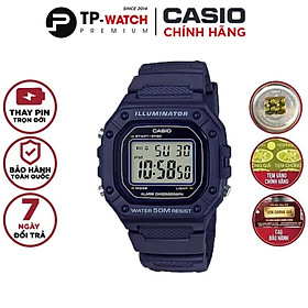 Đồng Hồ Nam Dây Nhựa Casio Standard W-218H-2AVDF Chính Hãng - W-218H-2A