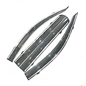 Bộ vè che mưa chỉ mạ Crom cao cấp dành cho xe Nissan Terra