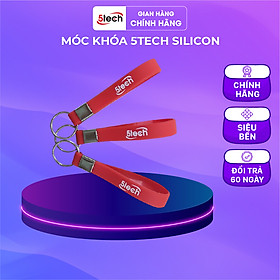 Móc khóa 5TECH silicon chính hãng, quà tặng móc đeo chìa khóa làm bằng sắt cực đẹp