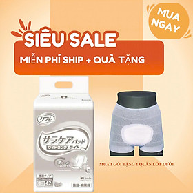 Miếng lót đêm livedo Nhật Bản dùng cho Tã bỉm người lớn (42 miếng/gói), Tặng quần lót lưới Abena