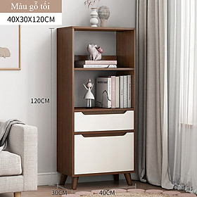 Mua Kệ sách lưu trữ đa năng màu gỗ tối cực đẹp  phù hợp mọi không gian