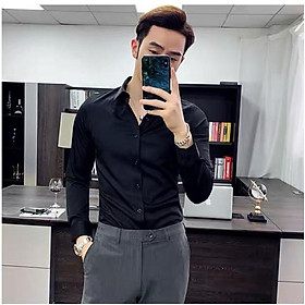 ÁO SƠ MI NAM TRẮNG ĐEN XANH ĐỎ TRƠN HÀNG CAO CẤP