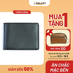 Ví Nam Bóp Nam Ngang Da Bò Thật Handmade Galaxy Store GVNNX - Hàng Chính Hãng