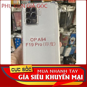 Ốp lưng oppo A94 / F19 pro dẻo trong chống sốc