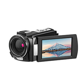 Andoer HDR-AE8 4K WiFi Digital Video Camera Camcorder DV Recorder 30MP 16X Digital Zoom IR Night Vision 3 Inch IPS LCD Black